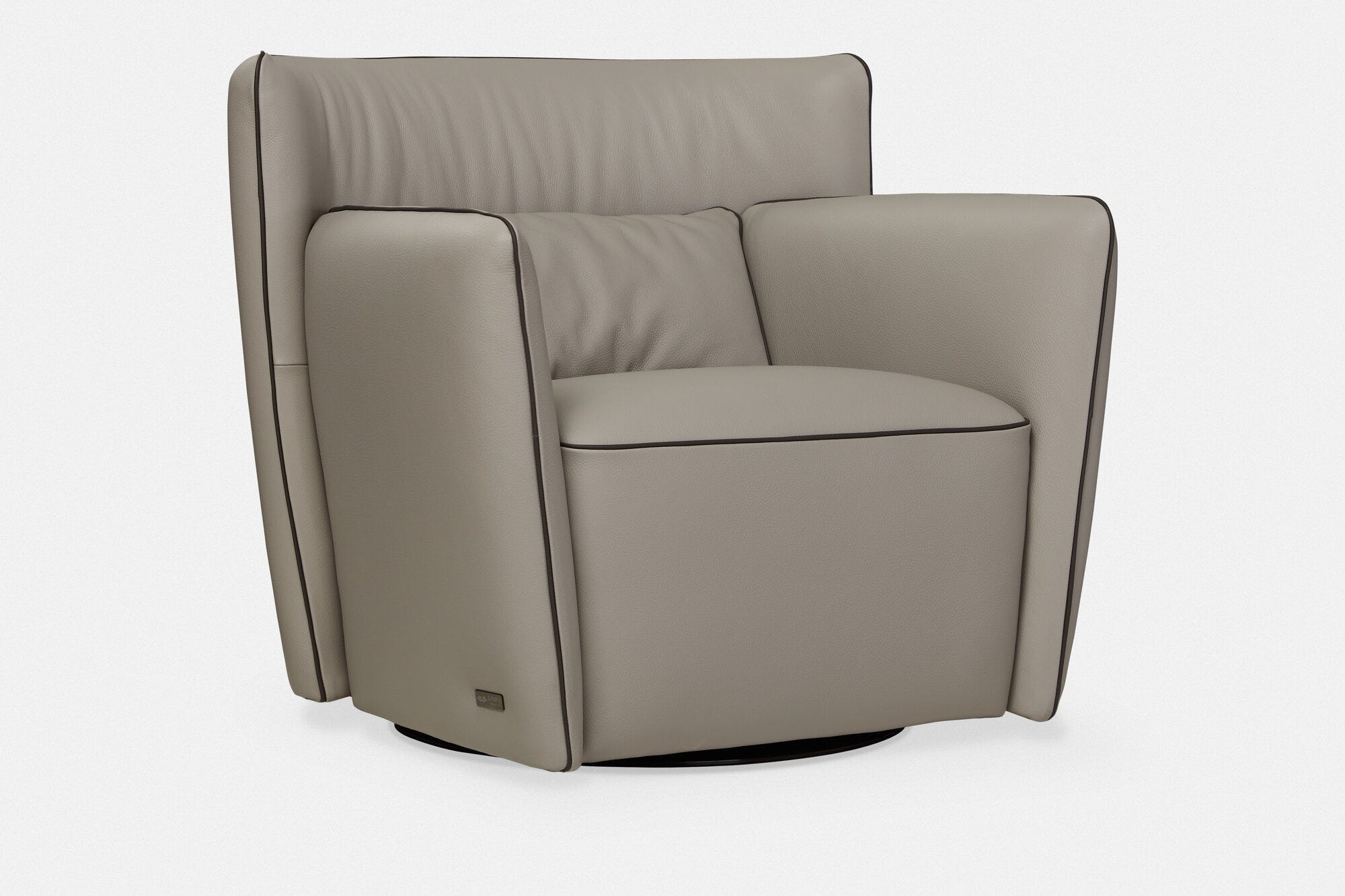 Tulip Leather Armchair Maison Corbeil