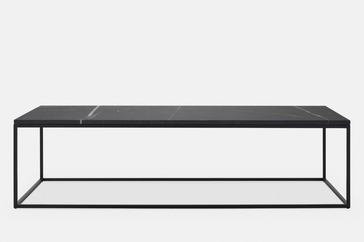 Onix, Black Marble Coffee Table | Maison Corbeil