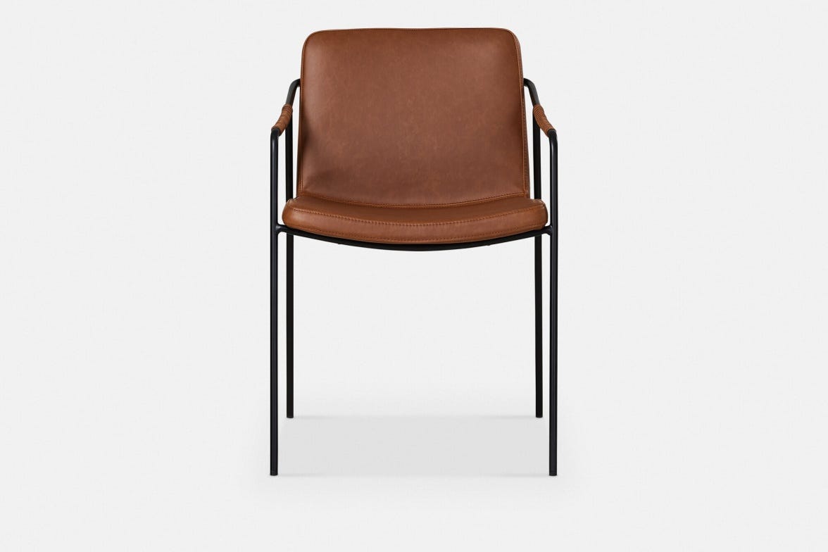 Boto Leather Dining Chair Maison Corbeil