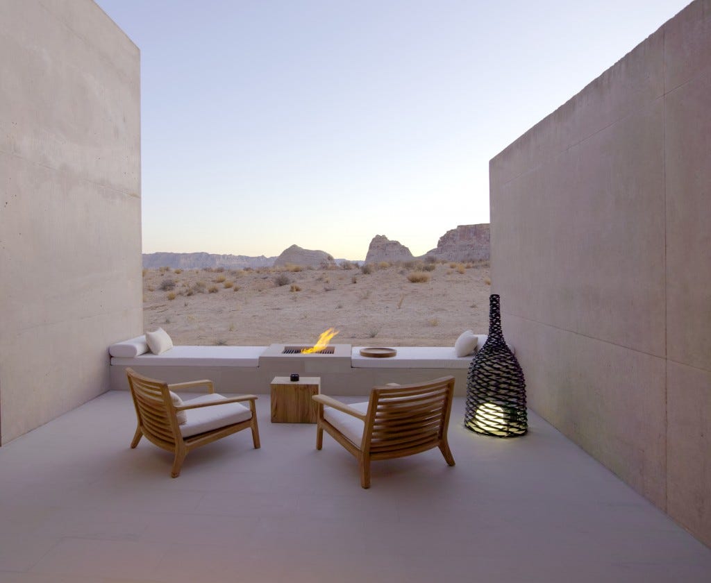 Amangiri Suite Desert Lounge