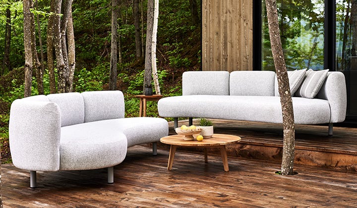 Up to 50% off outdoor sofas.